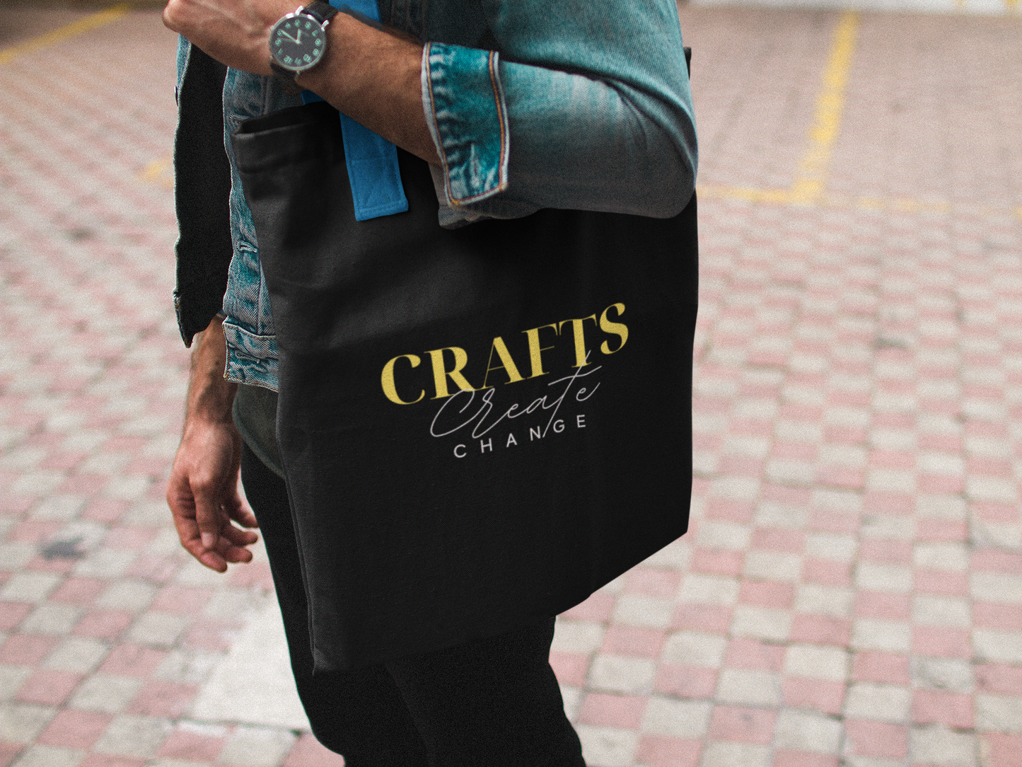 Crafts Create Change Tote Bag